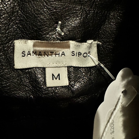 Samantha Sipos - Black Seeing Stars Faux Fur Jacket Size: M - Picture 8 of 8